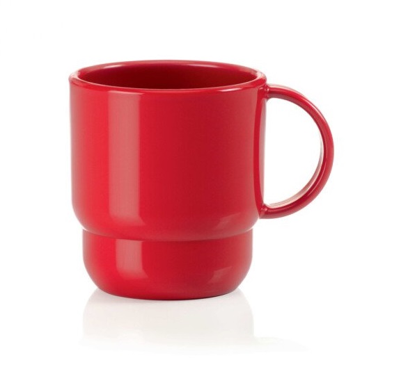 Кружка для СВЧ 300мл Tupperware красная