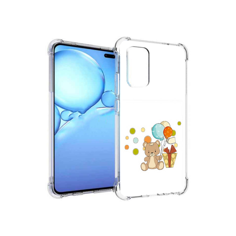 

Чехол MyPads Tocco для Vivo V19 медвеженок с подарком (PT147328.392.470), Прозрачный, Tocco