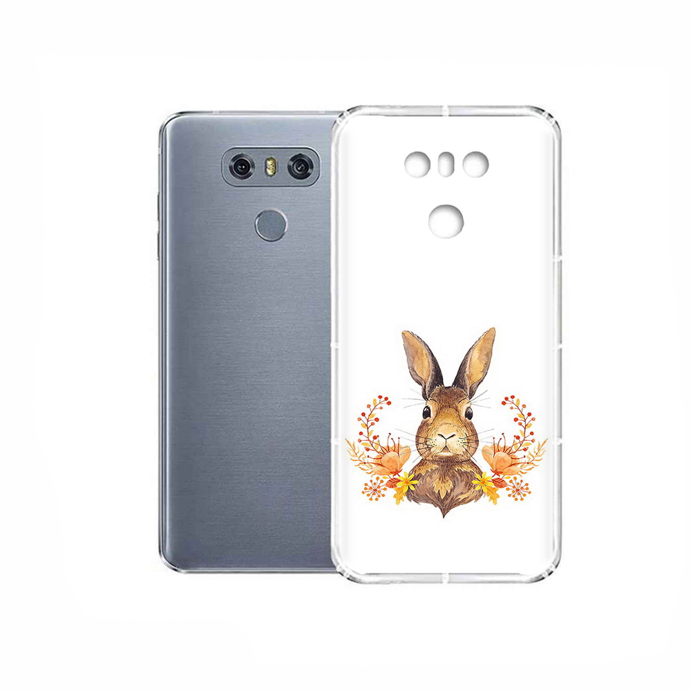

Чехол MyPads Tocco для LG G6 зайка в цветах, Прозрачный, Tocco