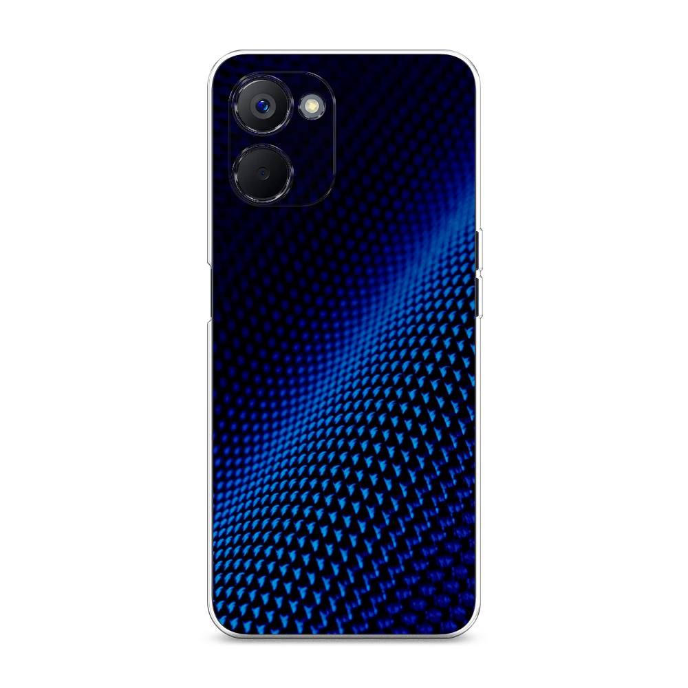 

Чехол Awog на Realme V20 "Синий карбон", Черный;синий, 2512950-3