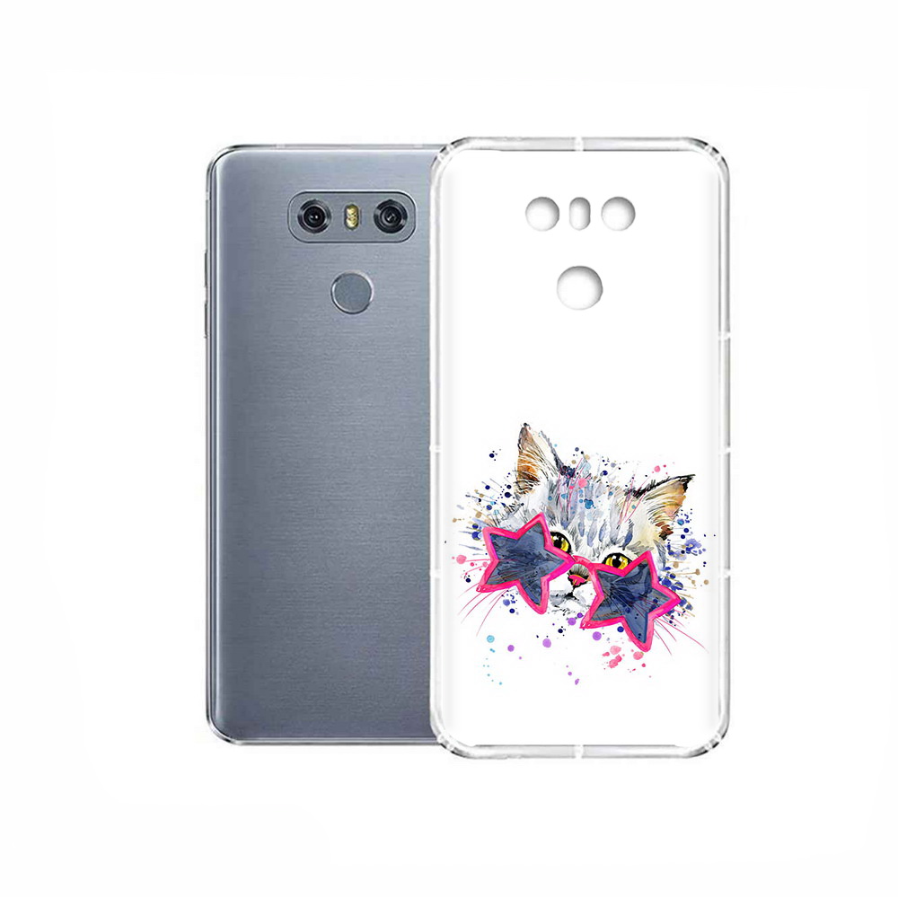 

Чехол MyPads Tocco для LG G6 звездные очки, Прозрачный, Tocco