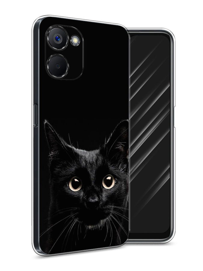 

Чехол Awog на Realme V20 "Добрый кот", Черный, 2512950-1