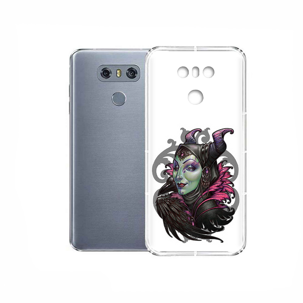 

Чехол MyPads Tocco для LG G6 зеленая девушка с вороном, Прозрачный, Tocco