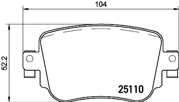 

Тормозные колодки brembo задние дисковые p85135