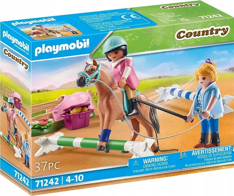 Конструктор Playmobil Уроки верховой езды (Riding Lessons), арт.71242