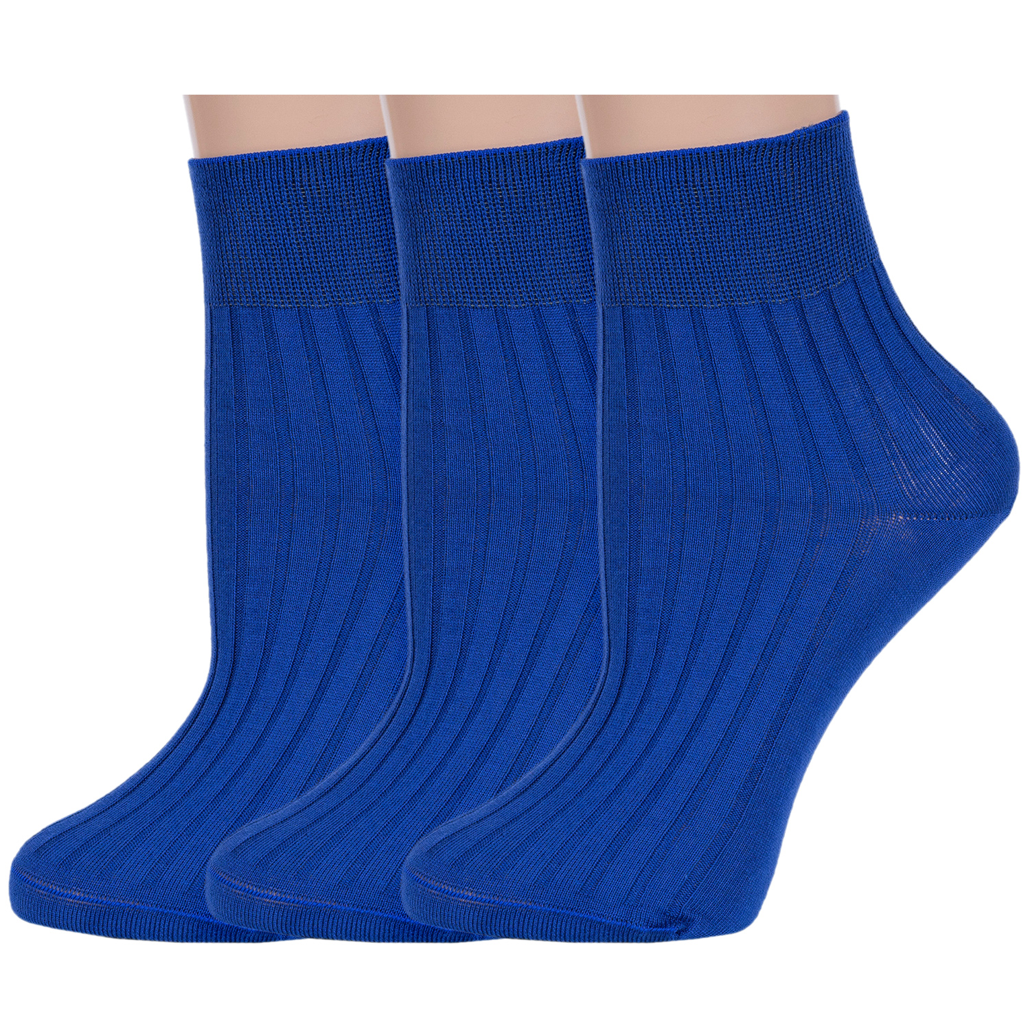 

Комплект носков женских Rusocks 3-Ж3-11001 синих 25, Синий, 3-Ж3-11001