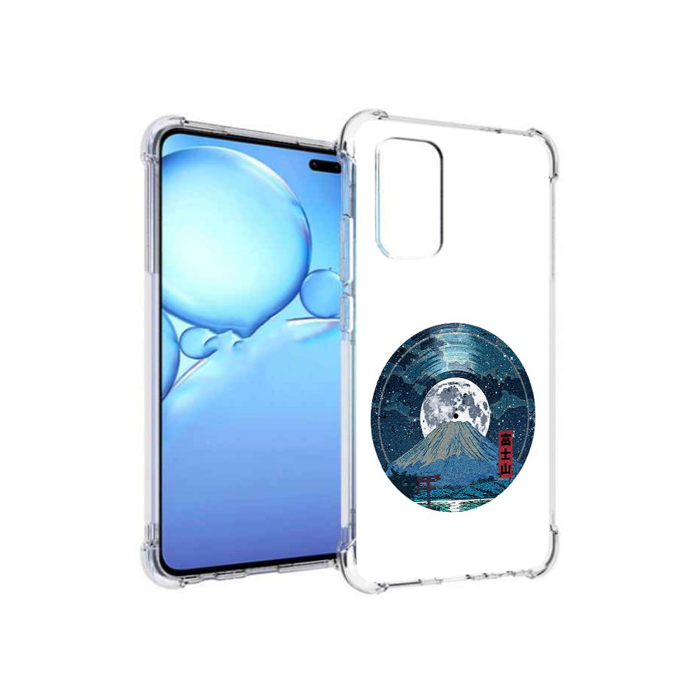 

Чехол MyPads Tocco для Vivo V19 нарисованная виниловая гора с луной (PT147328.392.497), Прозрачный, Tocco