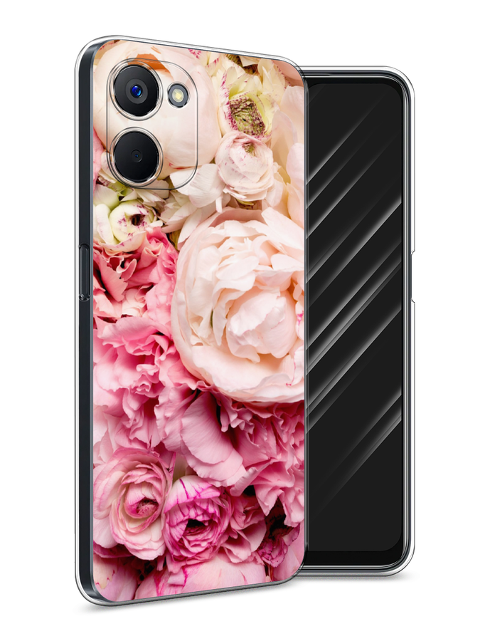 

Чехол Awog на Realme V20 "Пионы яркие", Розовый, 2512950-8
