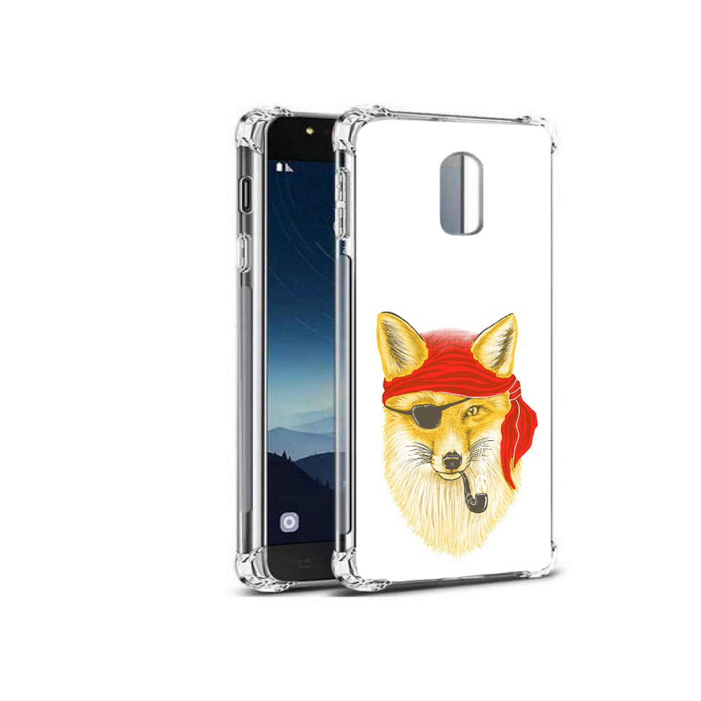 

Чехол MyPads Tocco для Samsung Galaxy C8 лиса-пират (PT96288.518.440), Прозрачный, Tocco