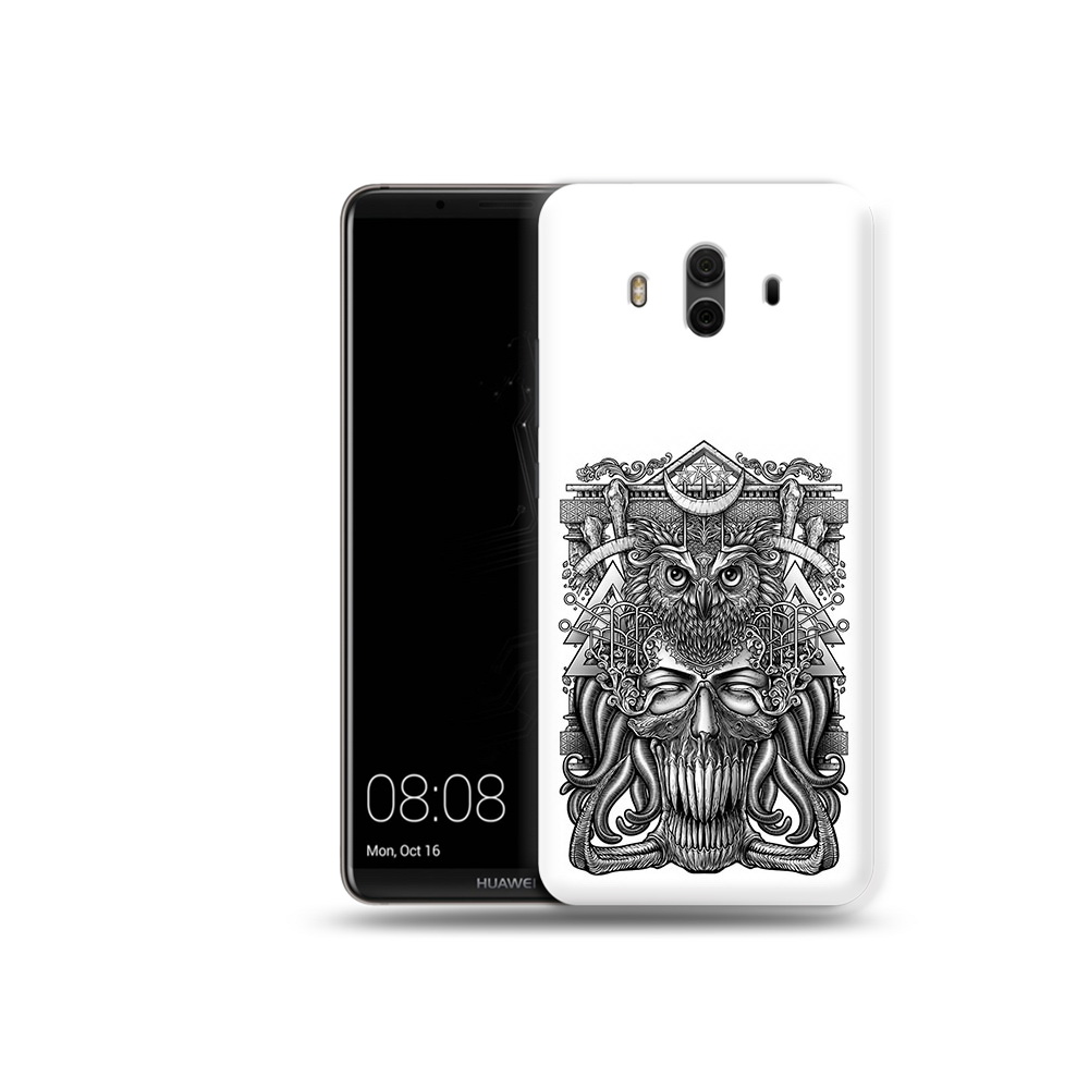 

Чехол MyPads Tocco для Huawei Mate 10 зубастая сова (PT88364.53.369), Прозрачный, Tocco