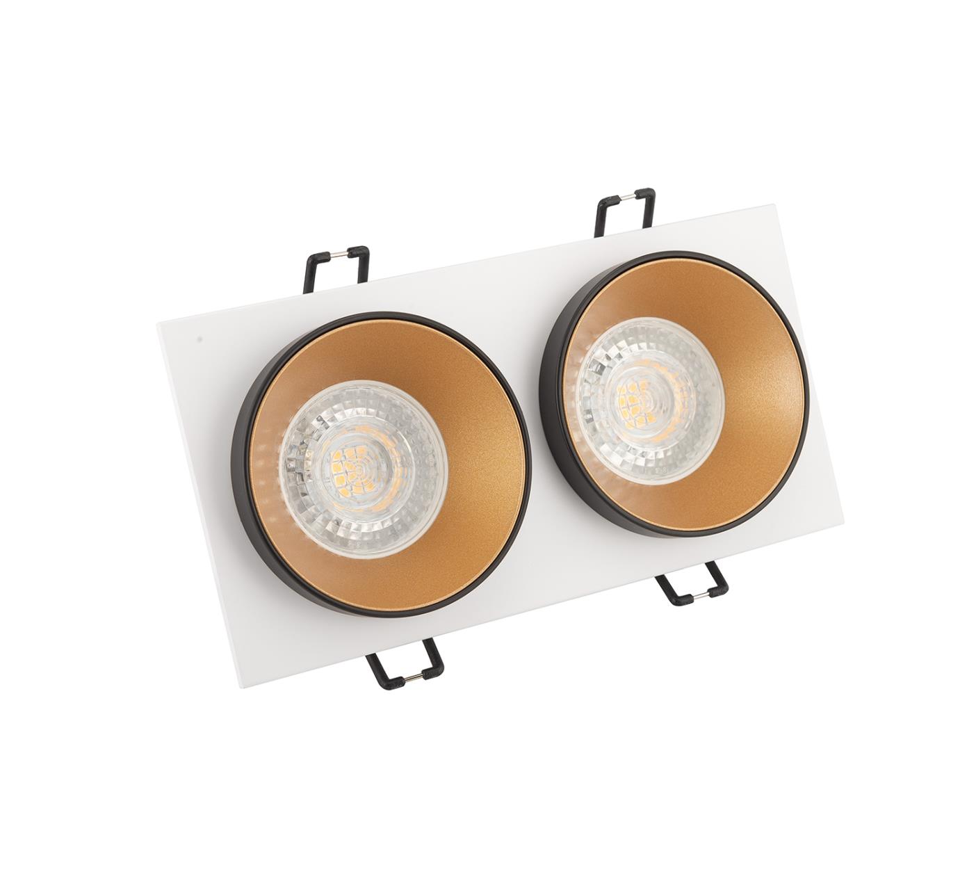 

Светильник встраиваемый Denkirs DK2400, DK2422-GD, 100W, GU10