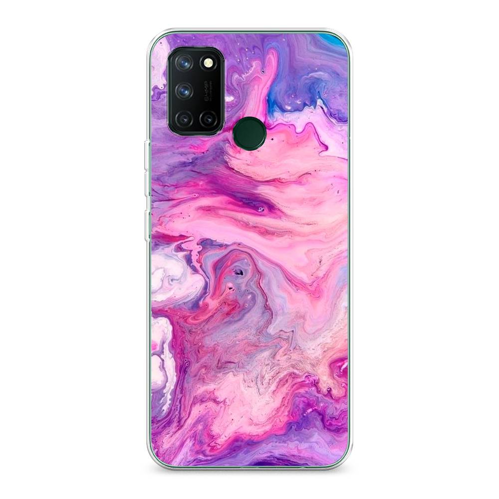 

Чехол на Realme 7i "Нежно-розовая абстракция", Розовый, 253950-3