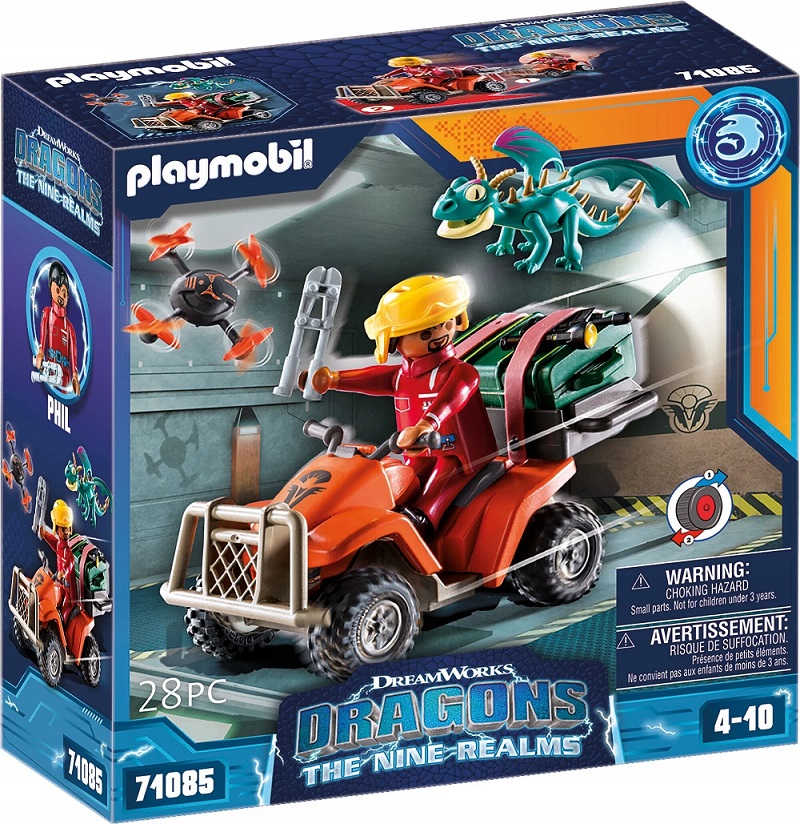 

Конструктор Playmobil Драконы: квадроцикл Икарис, арт.71085