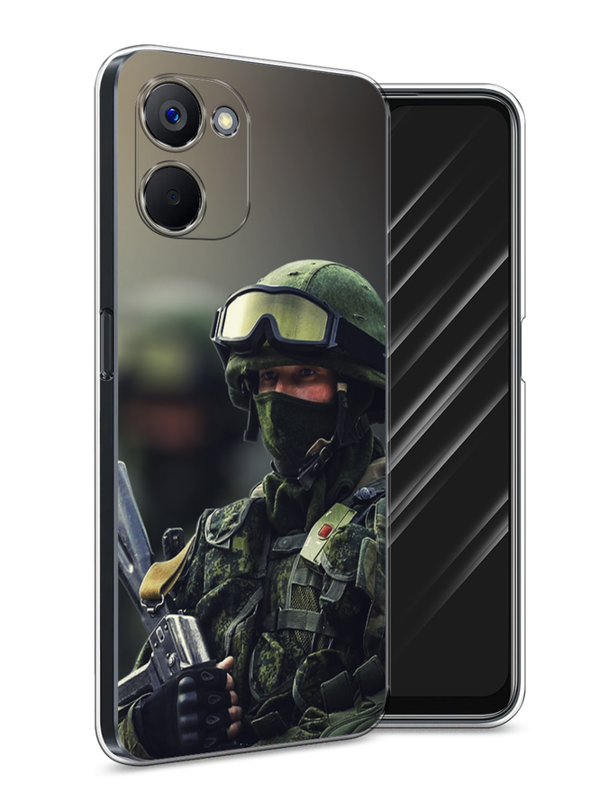 

Чехол Awog на Realme V20 "Солдат", Зеленый;серый, 2512950-5