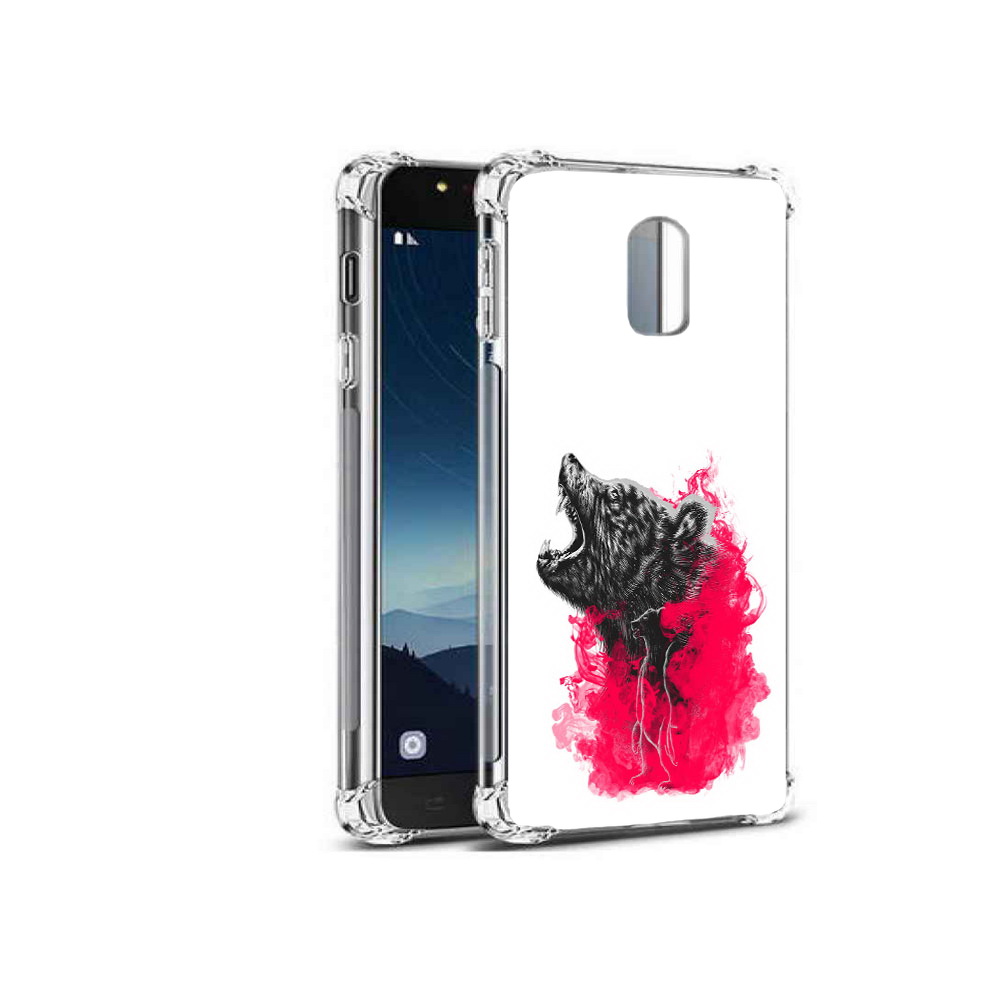 

Чехол MyPads Tocco для Samsung Galaxy C8 медведь в дымке (PT96288.518.463), Прозрачный, Tocco