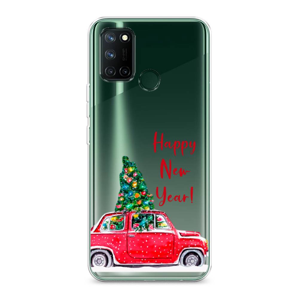 

Чехол на Realme 7i "Happy New Year", Красный;зеленый, 253950-5