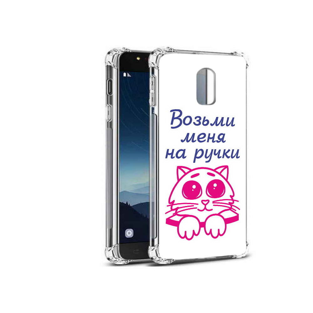 Чехол MyPads Tocco для Samsung Galaxy C8 мяу (PT96288.518.491)