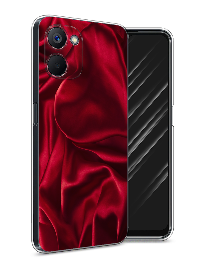 

Чехол Awog на Realme V20 "Текстура красный шелк", 2512950-3