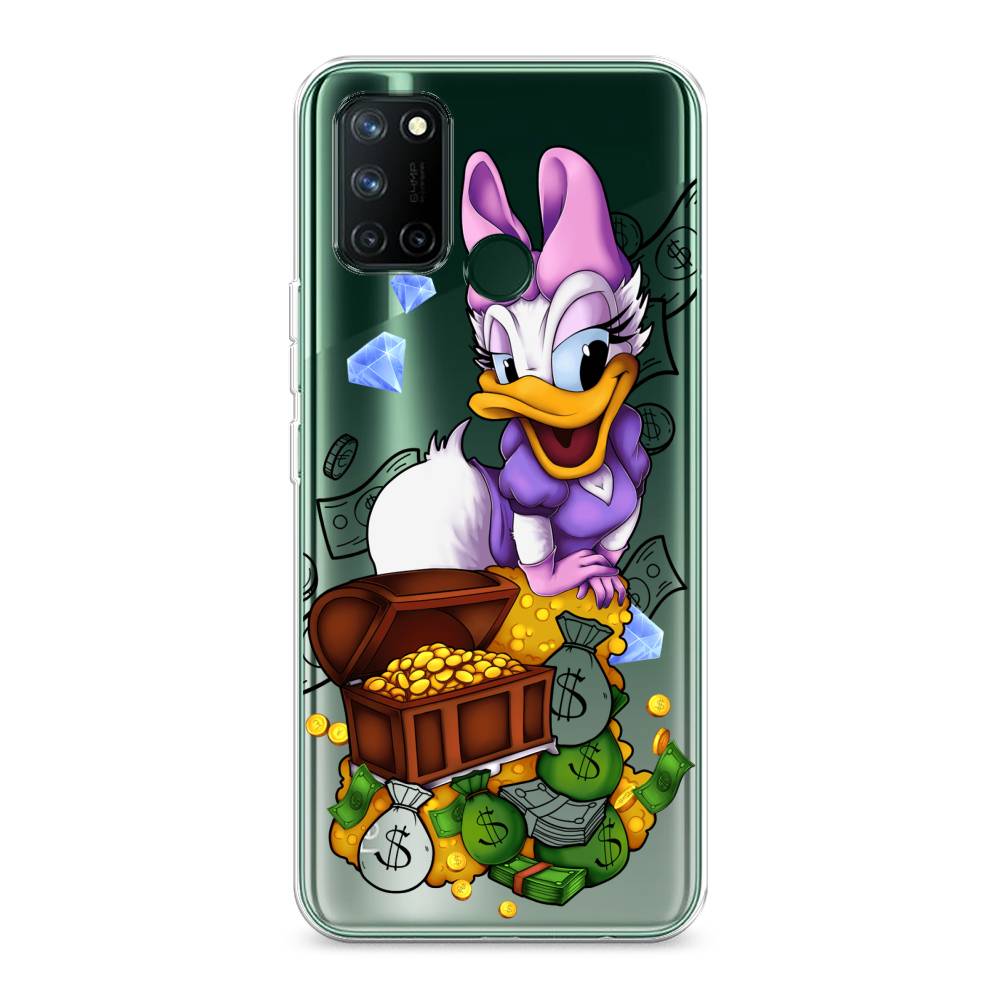 

Чехол на Realme 7i "Rich Daisy Duck", Коричневый;белый;фиолетовый, 253950-6