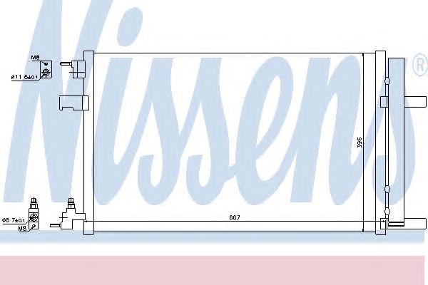

NS940135_=AVA OL5499 [1850135] !радиатор конд. Opel Astra 1.7-2.0CDTi 09>