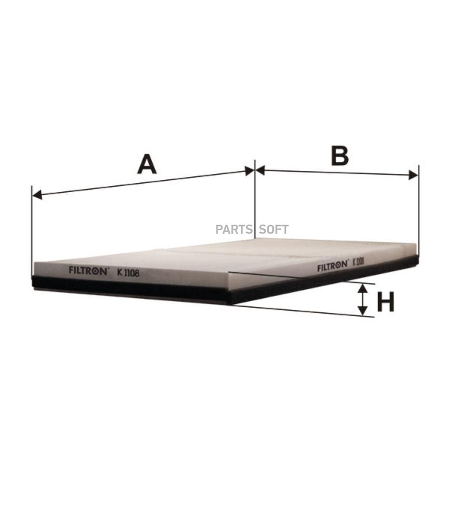 

Фильтр салона FILTRON k1108