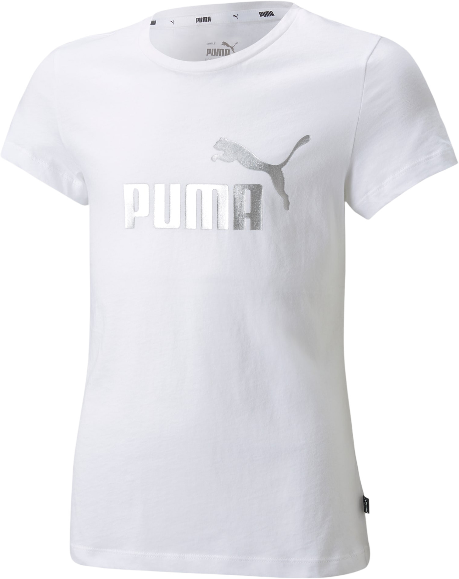 Футболка детская PUMA ESS+ Logo Tee G цв.белый р.152