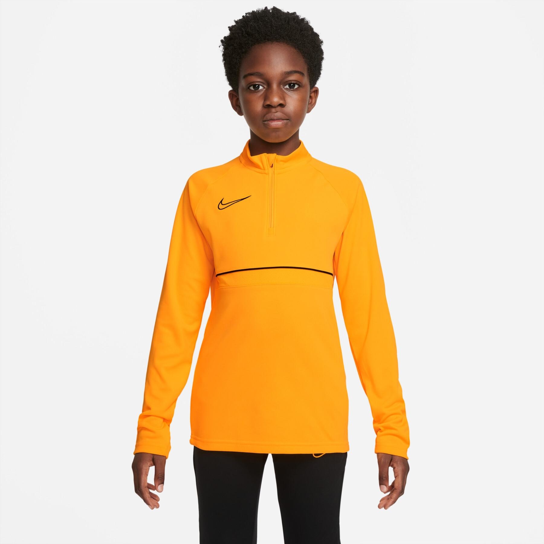 фото Лонгслив детский nike y nk df acd21 dril top цв.желтый р.158