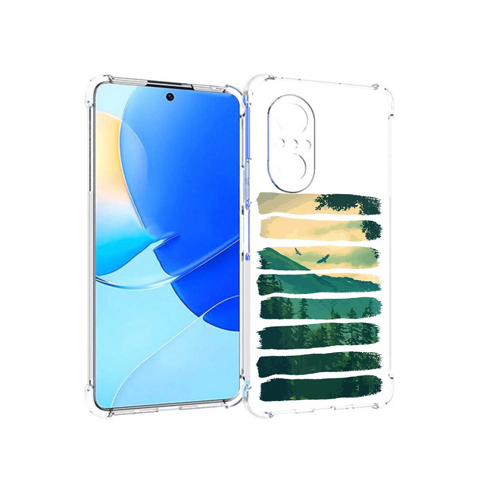 

Чехол MyPads Tocco для Huawei Nova 9 SE Лесная чаща, Прозрачный, Tocco