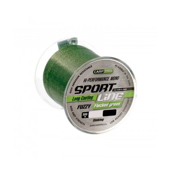 

CARP PRO Леска Sport Line Flecked Green 300м 0,265мм, Sport Line Flecked