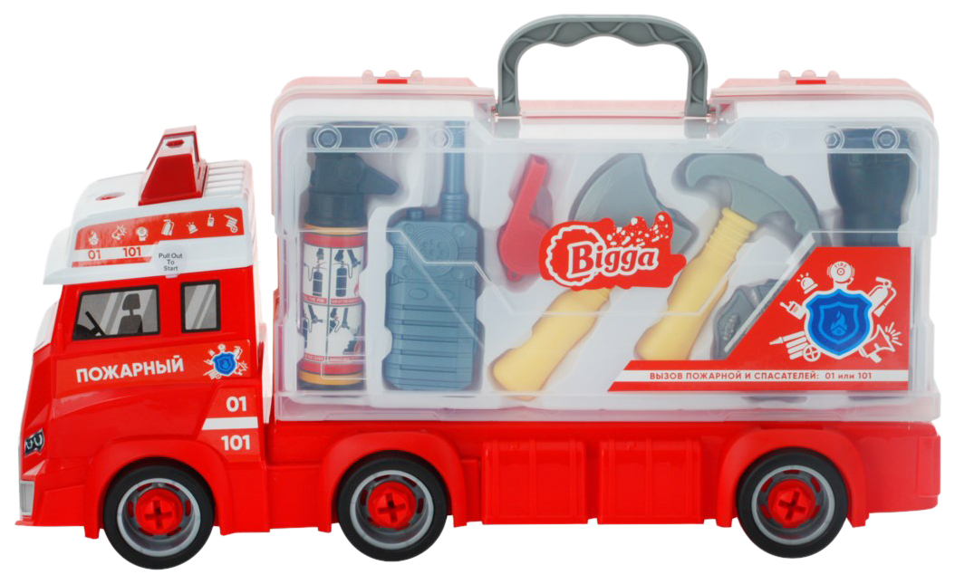 фото Игровой набор bigga пожарный 10 предметов