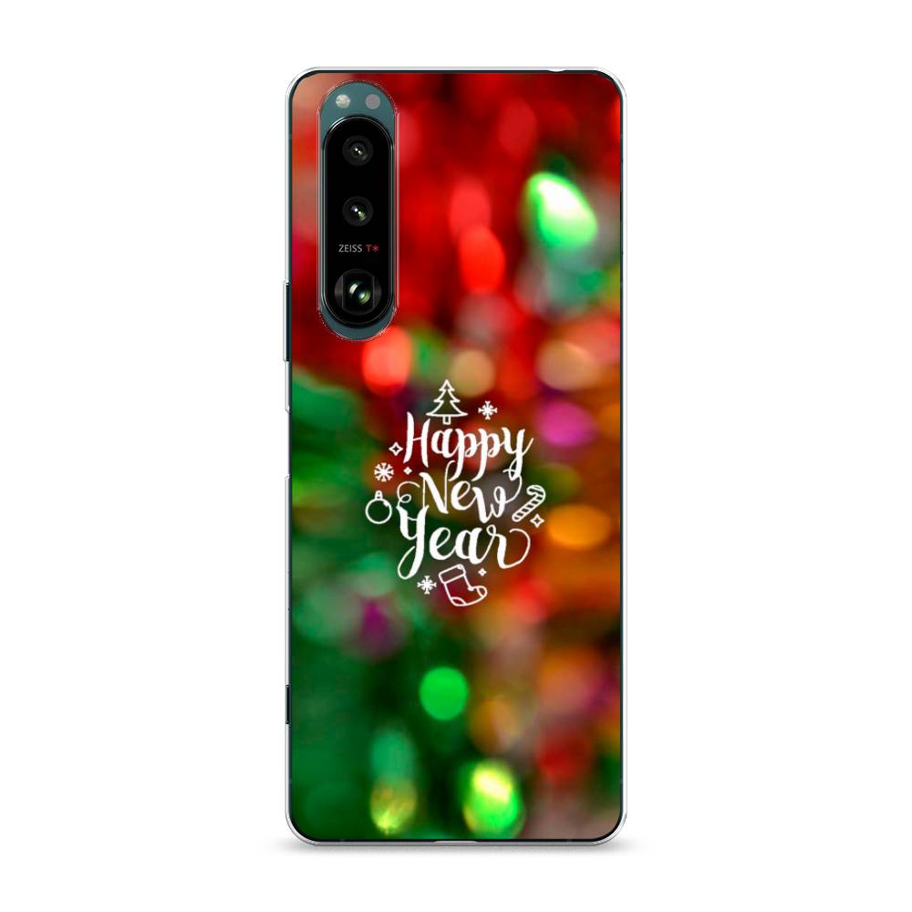 

Чехол на Sony Xperia 1 III "Новый Год на елке", Зеленый;красный;желтый, 54850-5