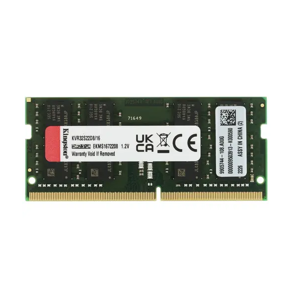 

Оперативная память Kingston (1000695130), DDR4 1x16Gb, 3200MHz