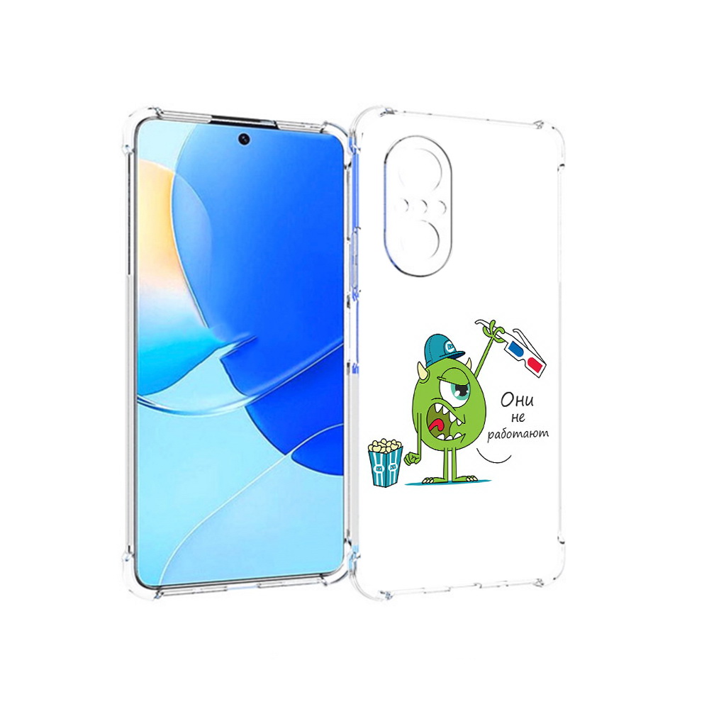 

Чехол MyPads Tocco для Huawei Nova 9 SE Очки не работают, Прозрачный, Tocco