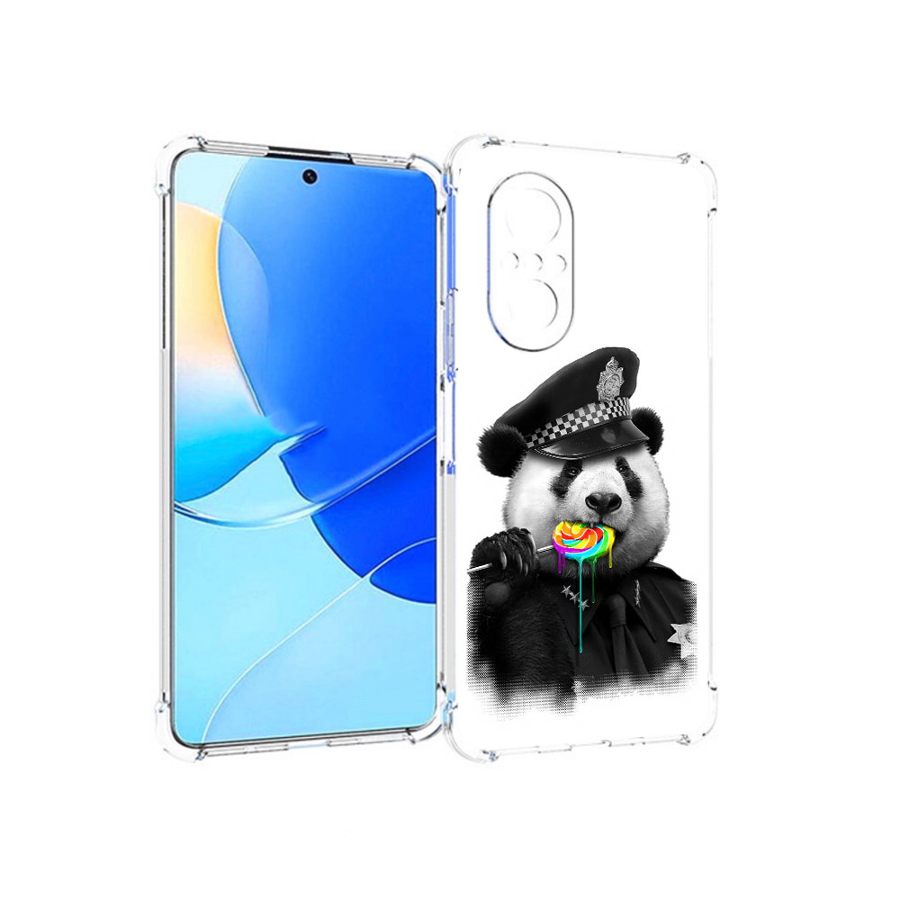 

Чехол MyPads Tocco для Huawei Nova 9 SE Панда полиция, Прозрачный, Tocco