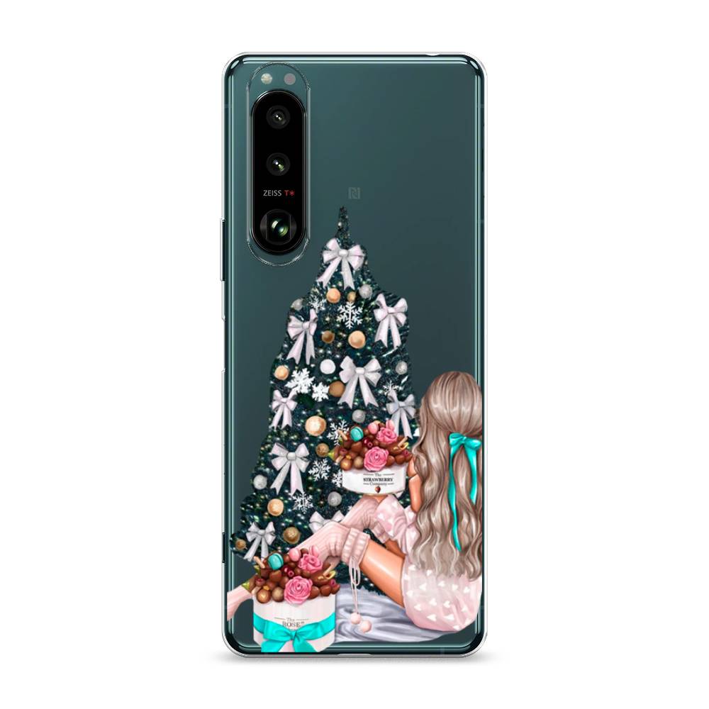 

Чехол на Sony Xperia 1 III "New Year", Зеленый;бежевый;голубой, 54850-5