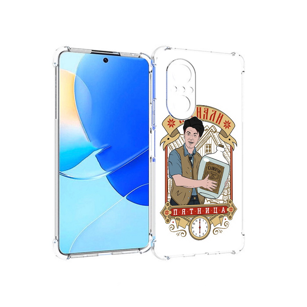 

Чехол MyPads Tocco для Huawei Nova 9 SE Погнали пятница, Прозрачный, Tocco