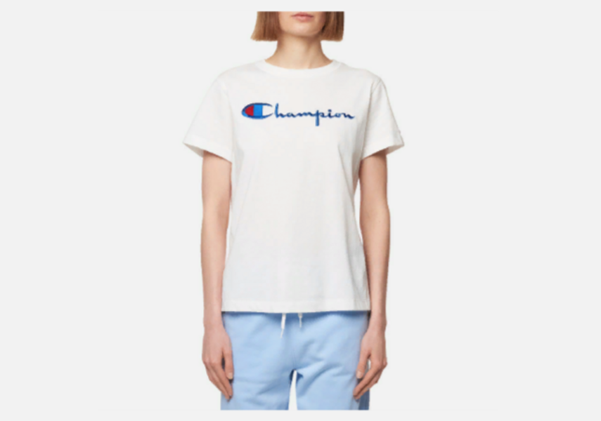 Футболка женская Champion 110992-WW001 белая XS