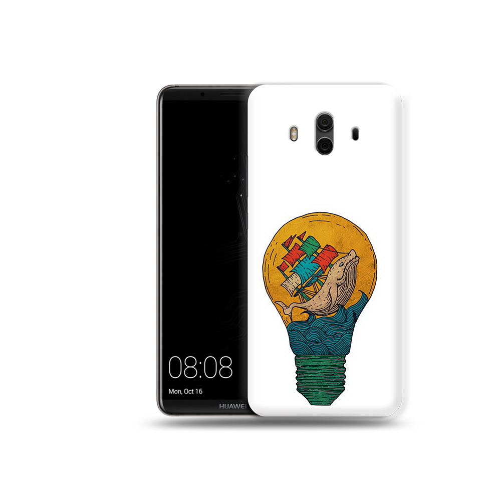 Чехол MyPads Tocco для Huawei Mate 10 кит в лампочке с парусами (PT88364.53.387)