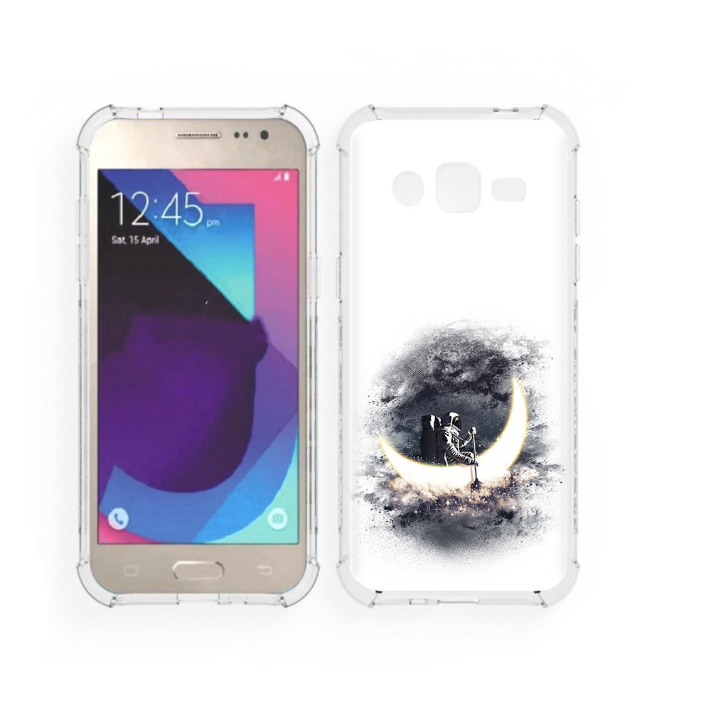 

Чехол MyPads Tocco для Samsung Galaxy J2 лунный путешественник (PT226924.572.448), Прозрачный, Tocco
