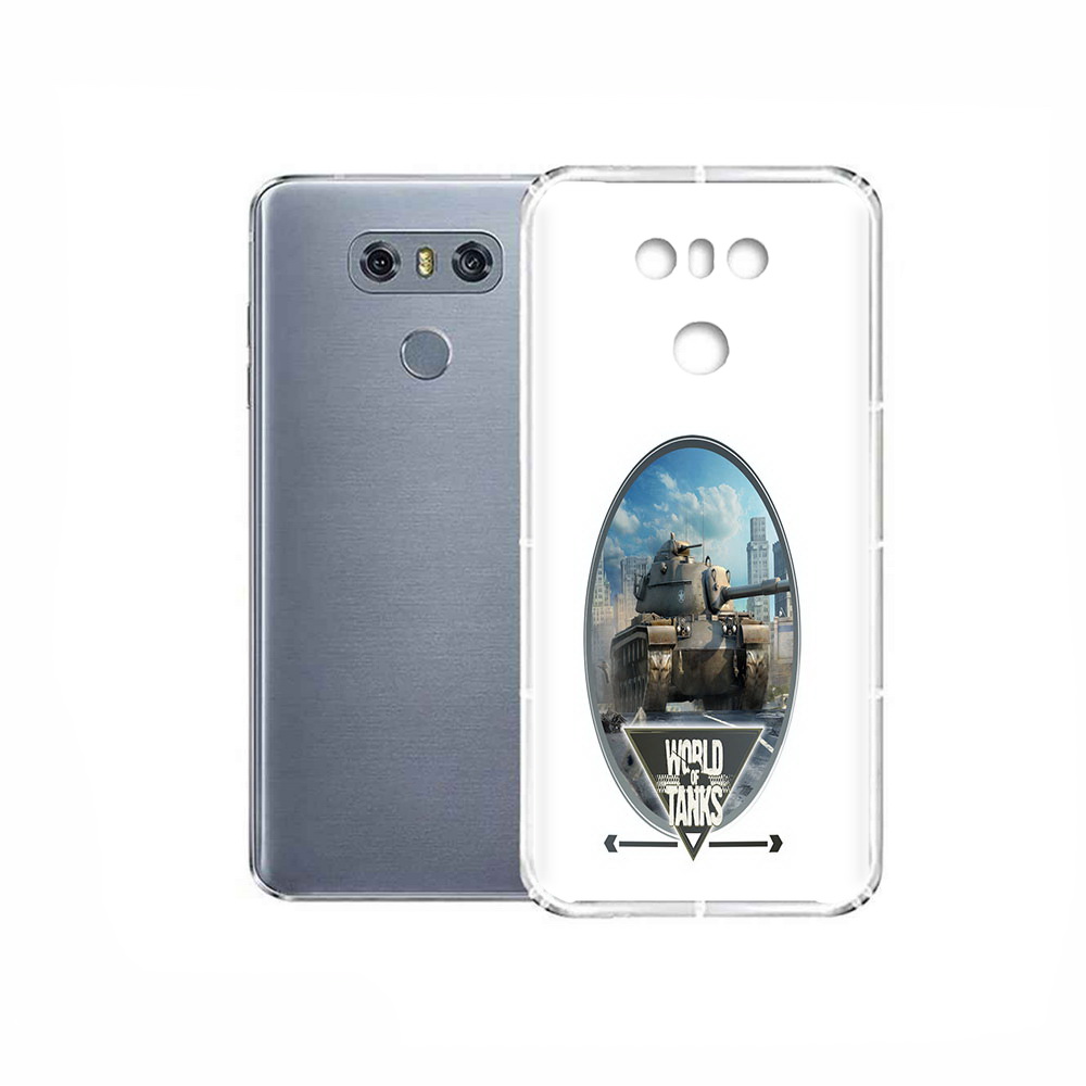 

Чехол MyPads Tocco для LG G6 игра с танками, Прозрачный, Tocco