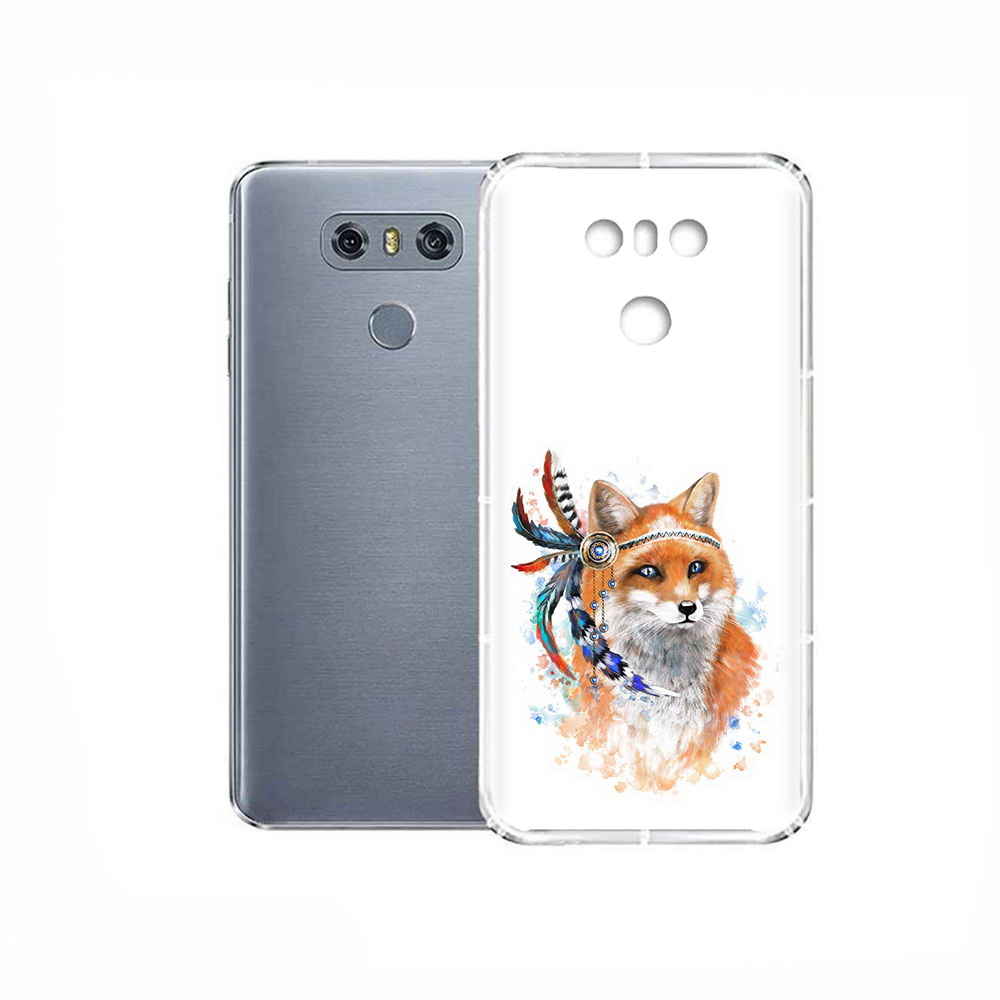 

Чехол MyPads Tocco для LG G6 инду лиса, Прозрачный, Tocco