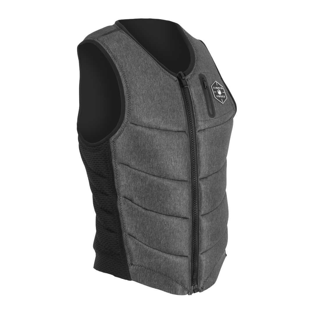 

Жилет водный Liquid Force Squad Comp Luca blk denim ss23 (M), Черный;серый, Squad ss23