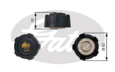 RC223_крышка радиатора! Renault Logan/Sandero/Duster 1.4/1.6/1.5dCi 04>