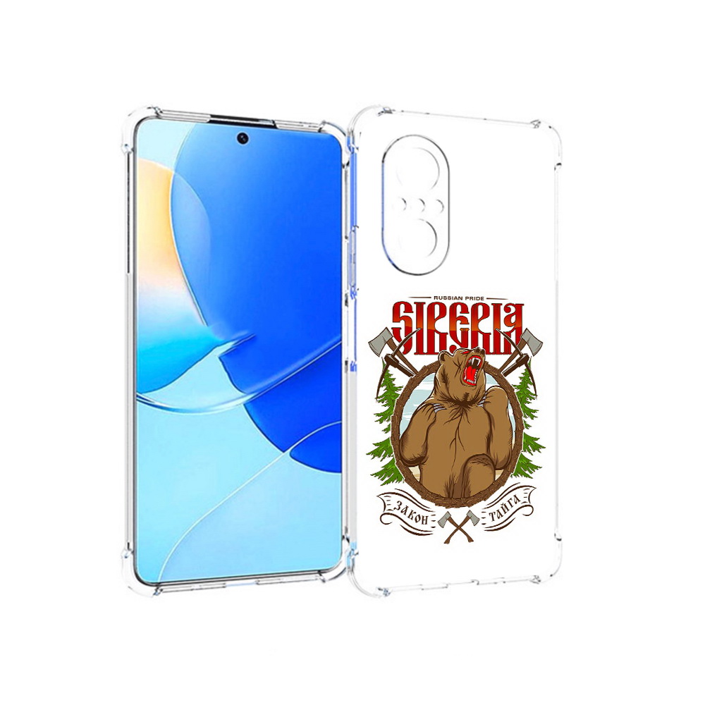 

Чехол MyPads Tocco для Huawei Nova 9 SE Тайга, Прозрачный, Tocco