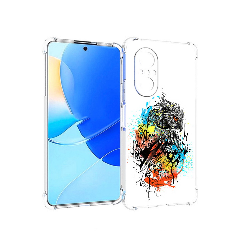 Чехол MyPads Tocco для Huawei Nova 9 SE Творческая сова
