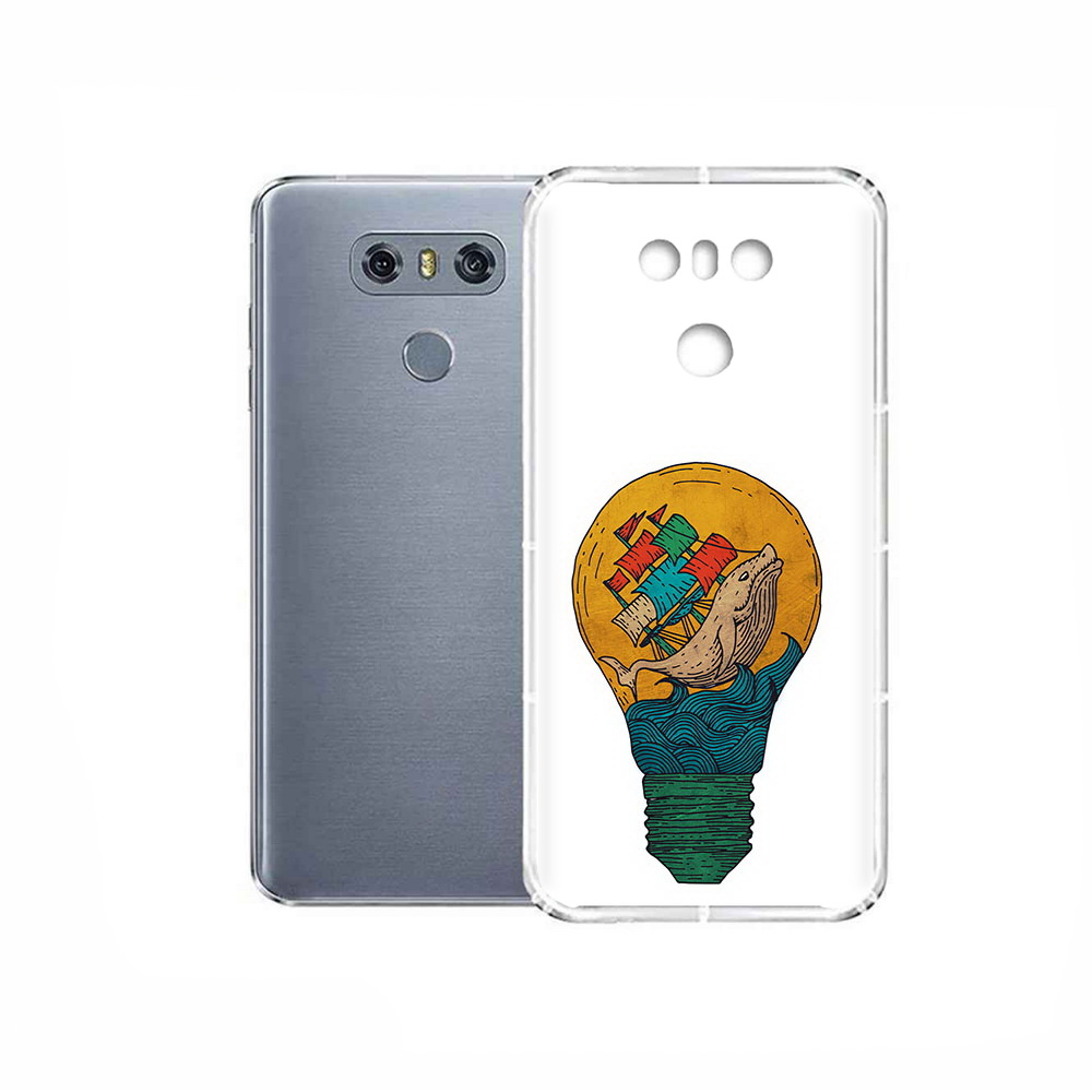 

Чехол MyPads Tocco для LG G6 кит в лампочке с парусами, Прозрачный, Tocco