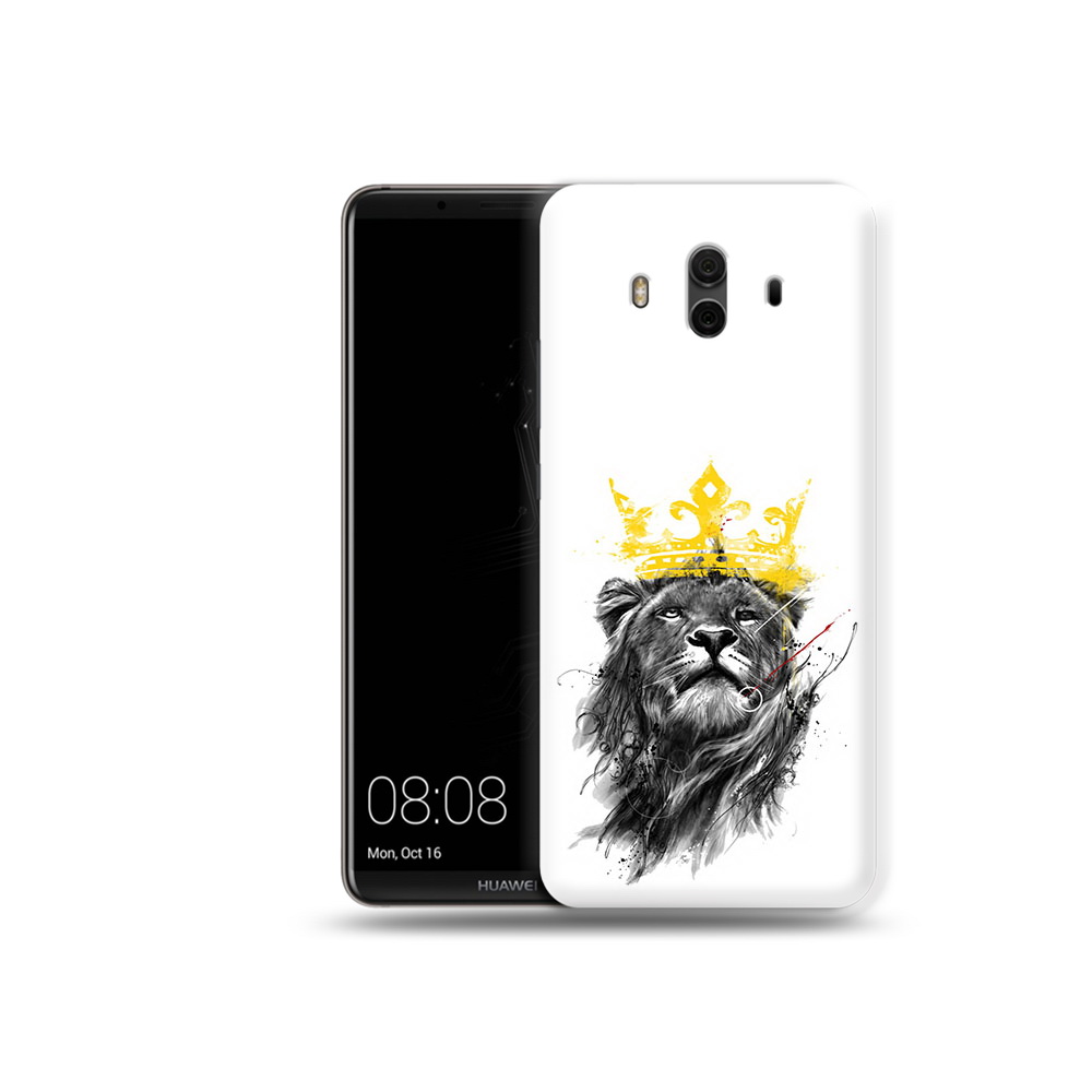 

Чехол MyPads Tocco для Huawei Mate 10 король-лев (PT88364.53.391), Прозрачный, Tocco