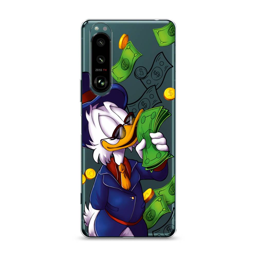 

Чехол на Sony Xperia 1 III "Scrooge McDuck with Money", Синий;зеленый;белый, 54850-6