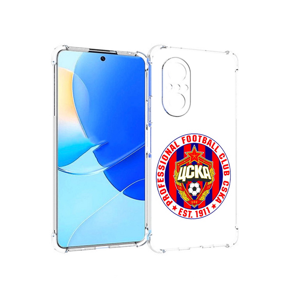 

Чехол MyPads Tocco для Huawei Nova 9 SE ФК ЦСК логотип, Прозрачный, Tocco