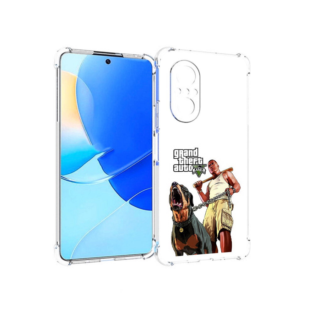 Чехол MyPads Tocco для Huawei Nova 9 SE GTA грозная собака